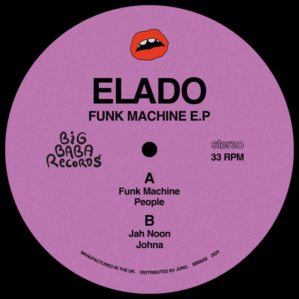 Elado - Funk Machine E.P — front sleeve