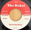 The Rebel (9), PCJ Project : JB's Need Some Money / Hot Groove (Lego Re- Edit) Third pressing black vinyl (7", RP)