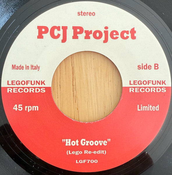 The Rebel (9), PCJ Project : JB's Need Some Money / Hot Groove (Lego Re- Edit) Third pressing black vinyl (7", RP)