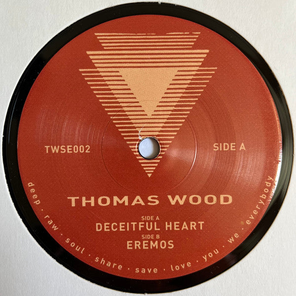 Thomas Wood - Deceitful Heart / Eremos — front sleeve