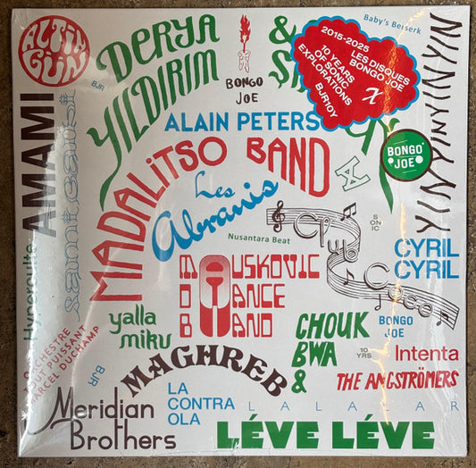 Various : 2015-2025 Les Disques Bongo Joe 10 Years Of Sonic Explorations	 (LP, Cle + LP, Cle + Comp, Ltd, Ann)