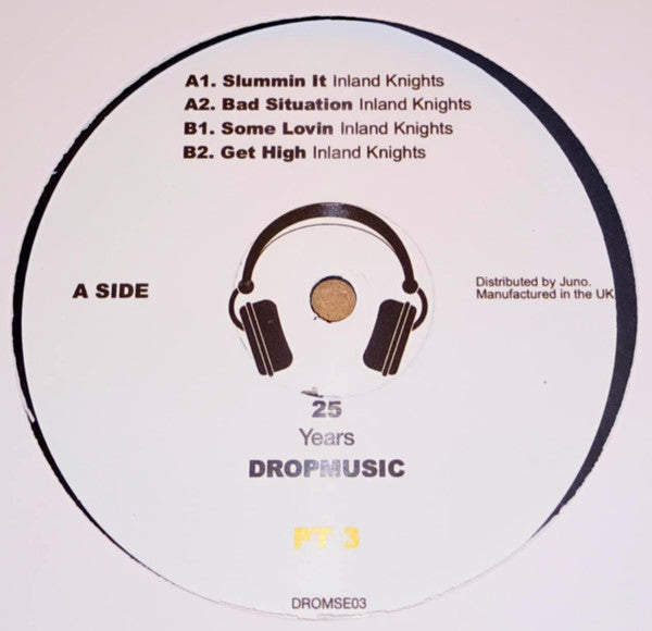 Inland Knights - 25 Years Of Drop Music Pt 3 — back sleeve