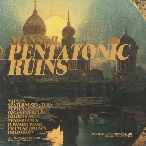 Mansur  - Pentatonic Ruins — back sleeve