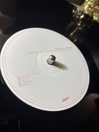 Hyden  - To Whom It May Concern — back sleeve
