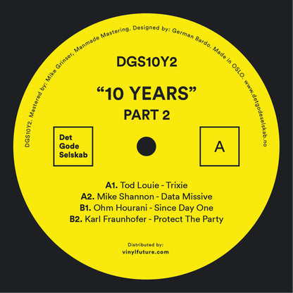 Tod Louie, Mike Shannon, Ohm Hourani, Karl Fraunhofer : Det Gode Selskab 10 Years Part 2 (12", Ltd)