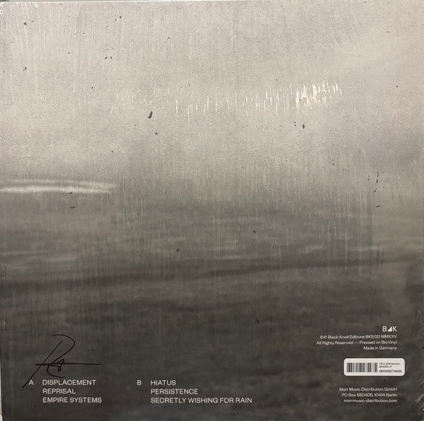 Rafael Anton Irisarri - A Fragile Geography — back sleeve