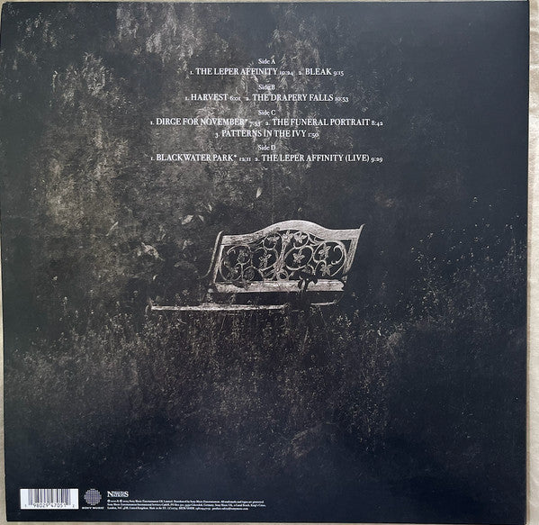 Opeth - Blackwater Park — back sleeve