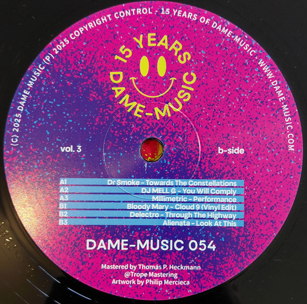 Various : 15 Years Of Dame-Music Vol. 3 (12", Comp)