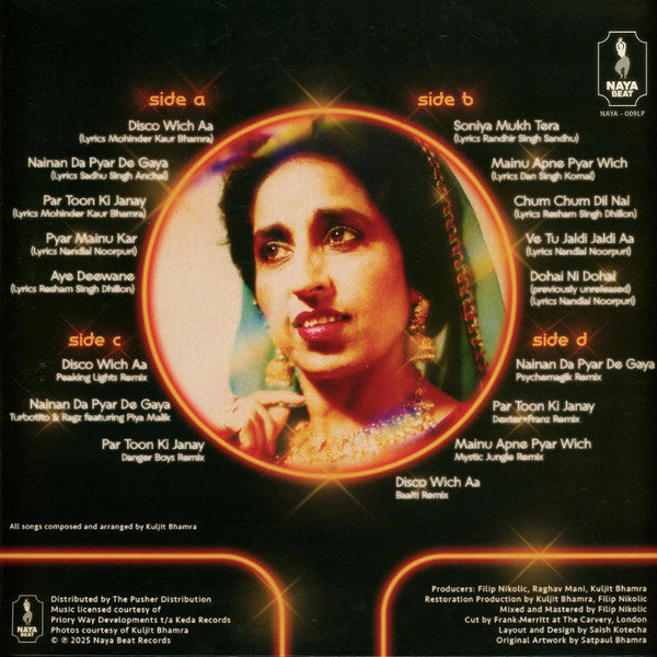 Mohinder Kaur Bhamra - Punjabi Disco — back sleeve