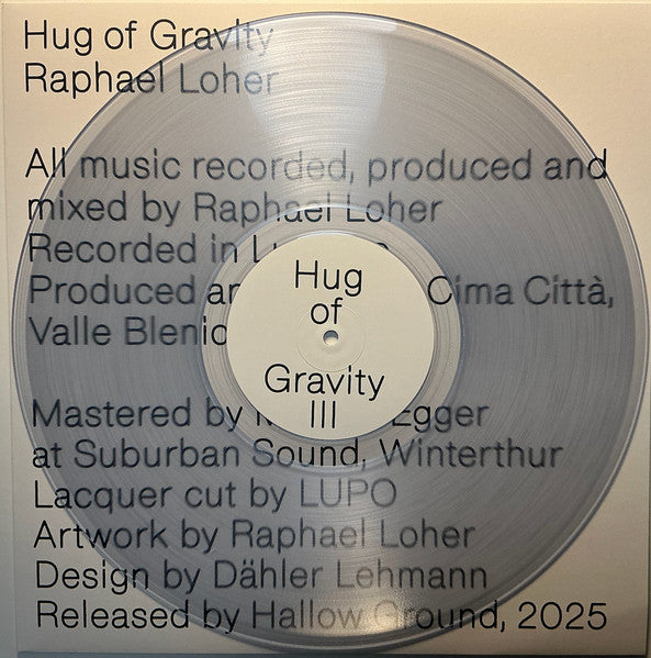 Raphael Loher : Hug of Gravity (2xLP, Album, Ltd, Ltd)