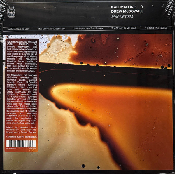 Kali Malone + Drew McDowall - Magnetism — front sleeve