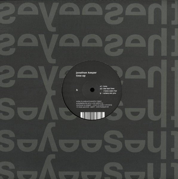Jonathan Kaspar - Time EP — back sleeve