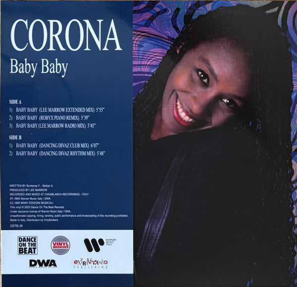 Corona - Baby Baby — back sleeve