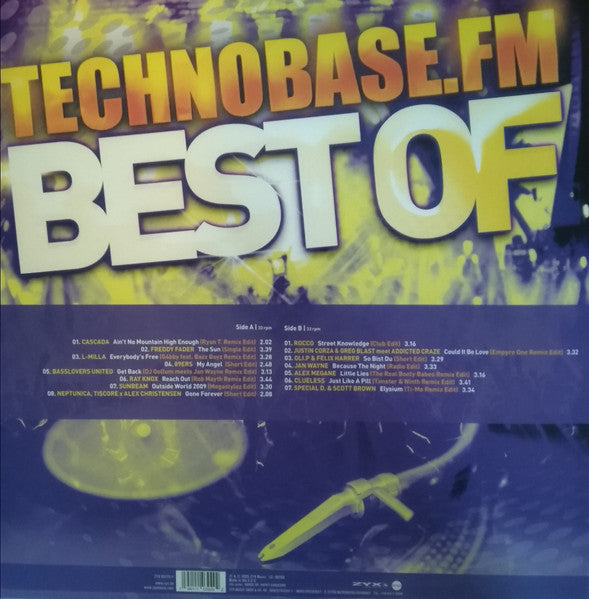 Various - Technobase.FM Best Of Volume 5 (15 Handsup-Songs) — back sleeve