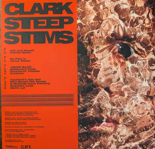 Chris Clark - Steep Stims — back sleeve