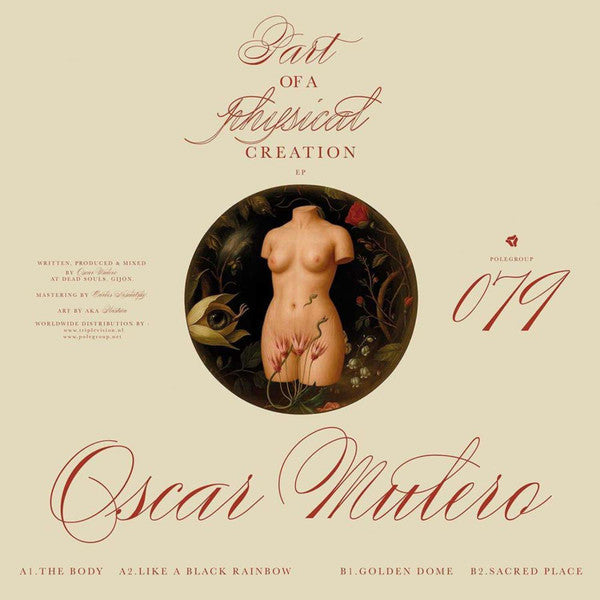 Oscar Mulero - Part Of A Physical Creation EP — back sleeve
