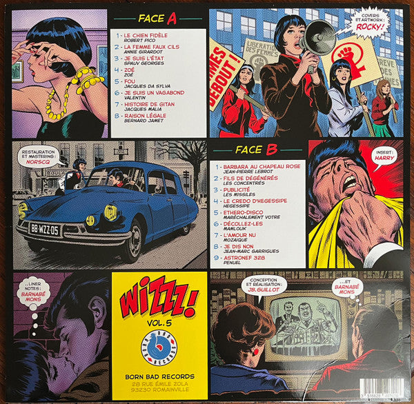 Various : Wizzz! Volume 5! (French Psychorama 1967/1979) (LP, Comp)