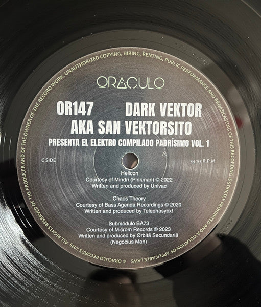 Dark Vektor : El Elektro Compilado Padrísimo Vol. 1 (12", Album, Comp)