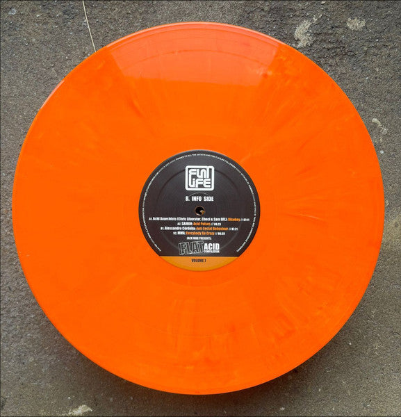 Various : Jack Wax Presents "Flat Acid Compilation" Volume 7 (12", Maxi, Comp, Ltd, Ora)