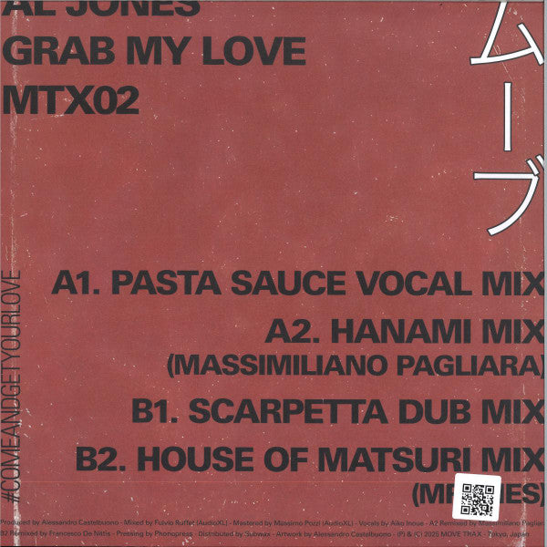 Al Jones (10) : Grab My Love LP (12")