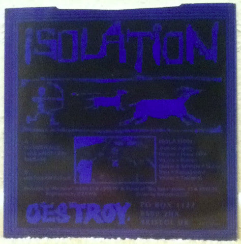 Isolation  - Love, Peace And Soya — back sleeve