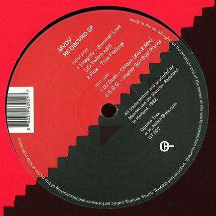 Maarten van der Vleuten : RE-DSCVRD EP (12", EP)