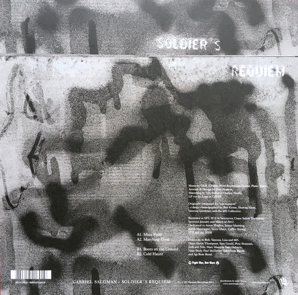 Gabriel Mindel Saloman : Soldier's Requiem (LP, Album)