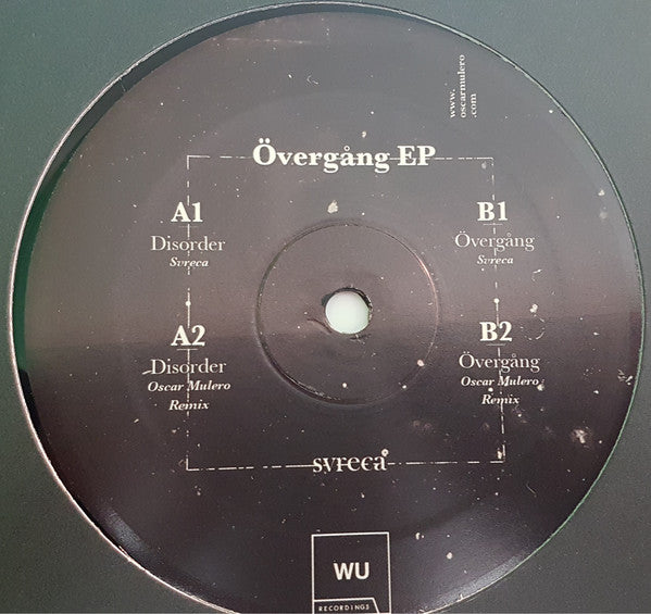 Svreca - Övergång EP — back sleeve