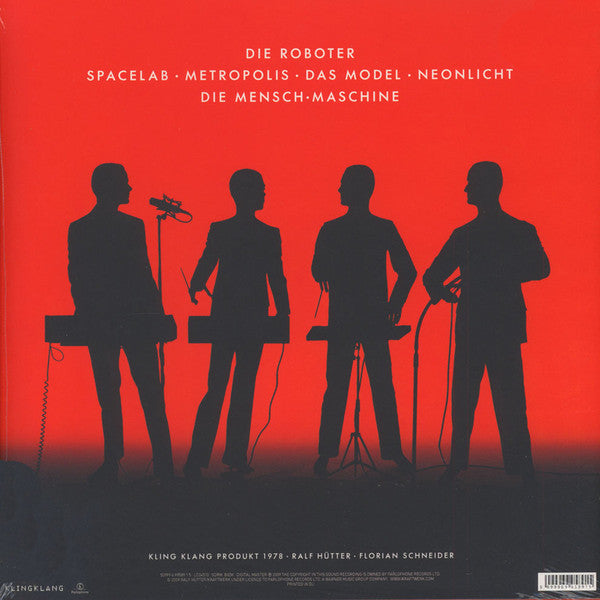 Kraftwerk - Die Mensch-Maschine — back sleeve