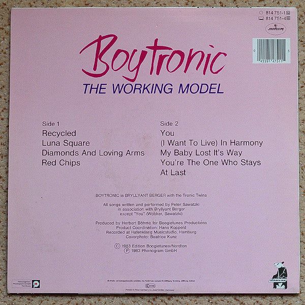 Boytronic : The Working Model (LP, Album)