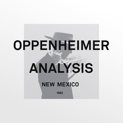 Oppenheimer Analysis : New Mexico (2x12", Album, Dlx, RE, RM, Bla)