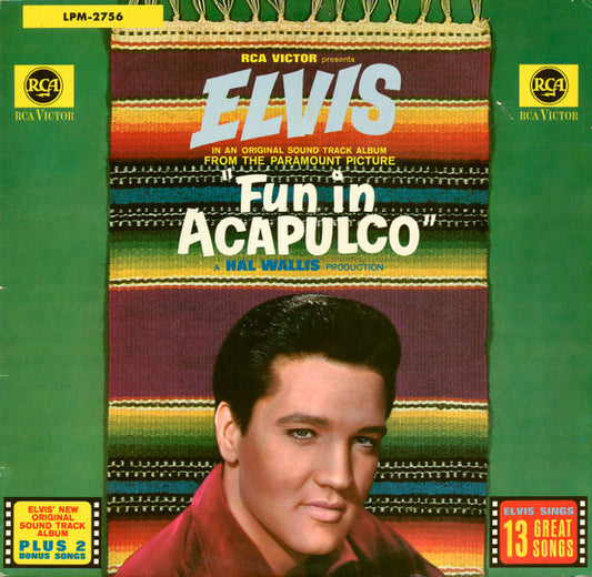 Elvis Presley : Fun In Acapulco (LP, Album, Mono)