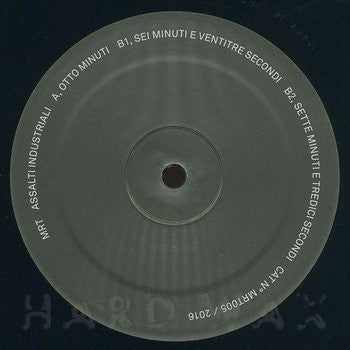 Assalti Industriali - Otto Minuti — back sleeve