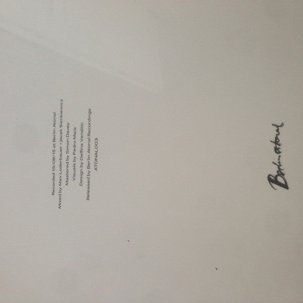 Max Loderbauer + Jacek Sienkiewicz : Live at Berlin Atonal 2015 (LP)