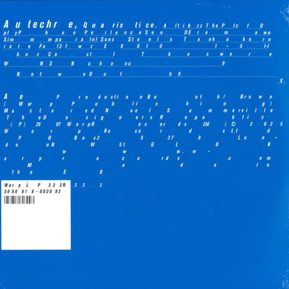 Autechre - Quaristice (2xLP, Album, RE) (Mint (M))