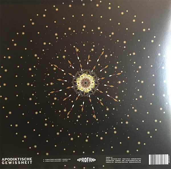 Wolfgang Voigt - Apodiktische Gewissheit — back sleeve
