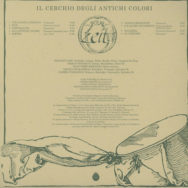 Zeit (2) : Il Cerchio Degli Antichi Colori (LP, Album, RP + 7")