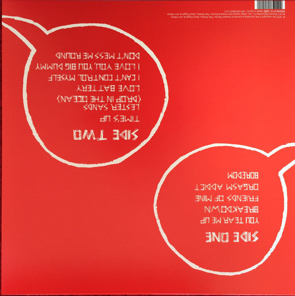 Buzzcocks - Time's Up! — back sleeve