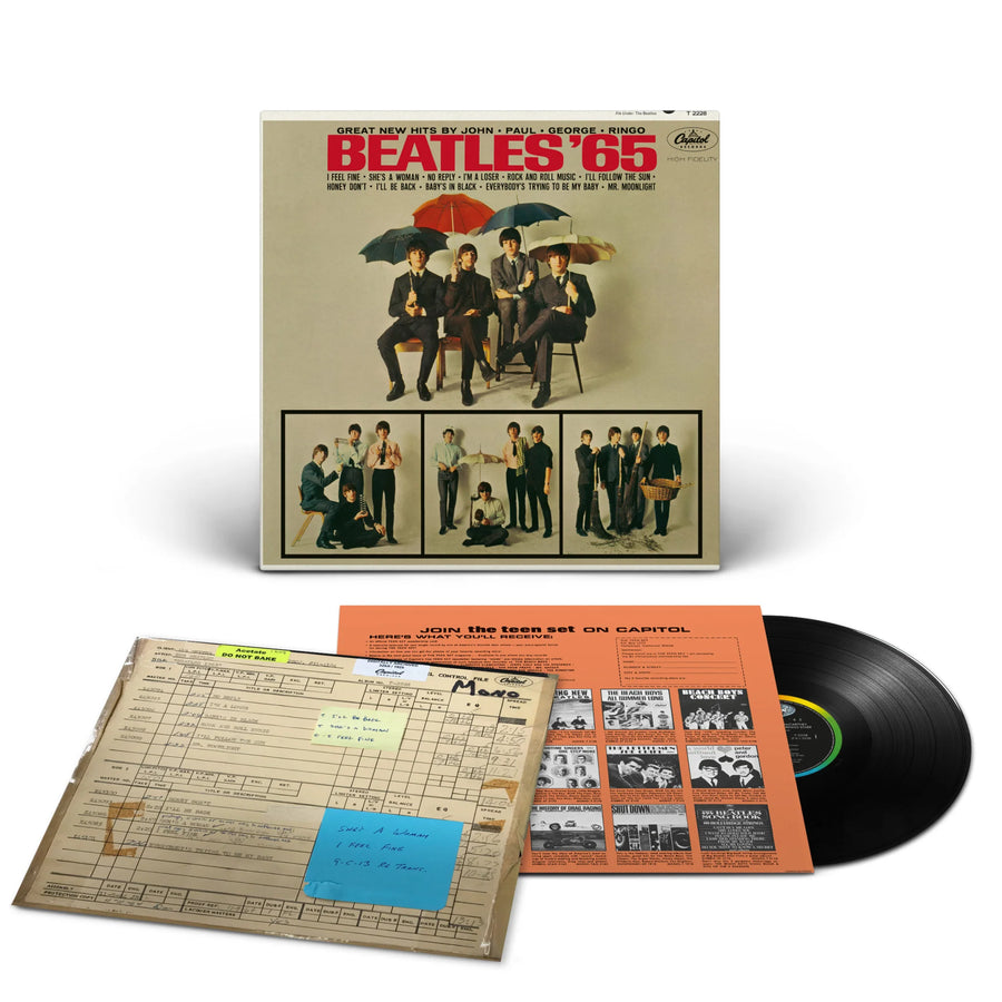 The Beatles - Beatles '65 — back sleeve