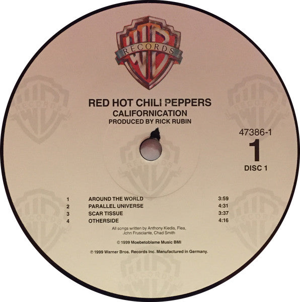 Red Hot Chili Peppers – Californication (2xLP, Album, Ltd, RE, 180) vinyl record | Paranoise Records