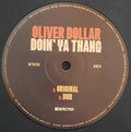 Oliver $ – Doin' Ya Thang (12", RE) vinyl record | Paranoise Records