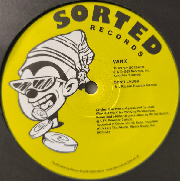 Josh Wink - Don't Laugh — front sleeve