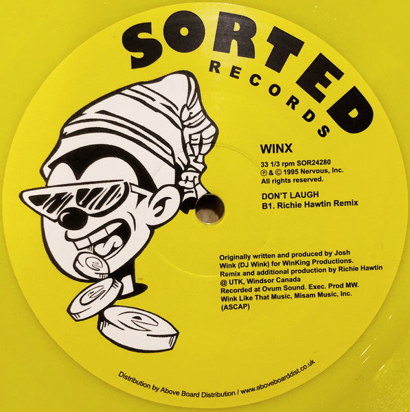 Josh Wink - Don't Laugh — back sleeve