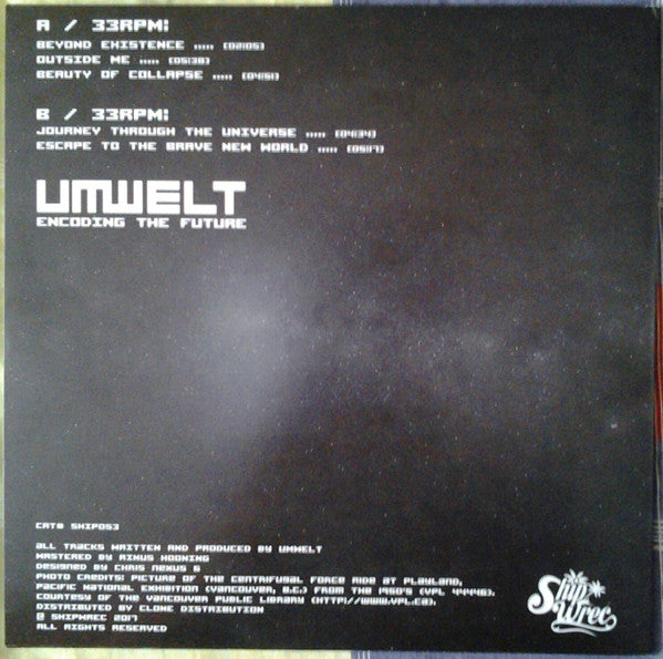 Umwelt - Encoding The Future — back sleeve