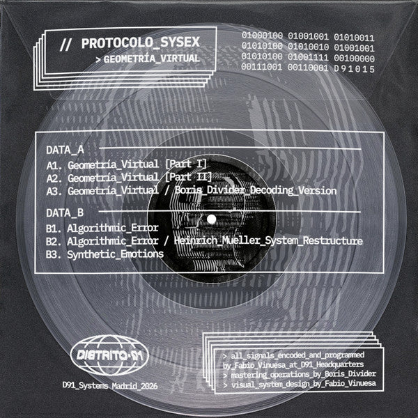 Protocolo Sysex - Geometría Virtual — back sleeve
