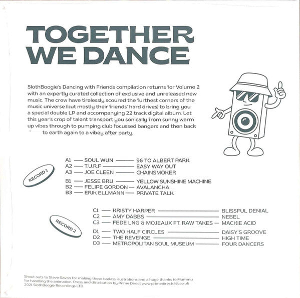 Various - Dancing With Friends Volume 2 — back sleeve