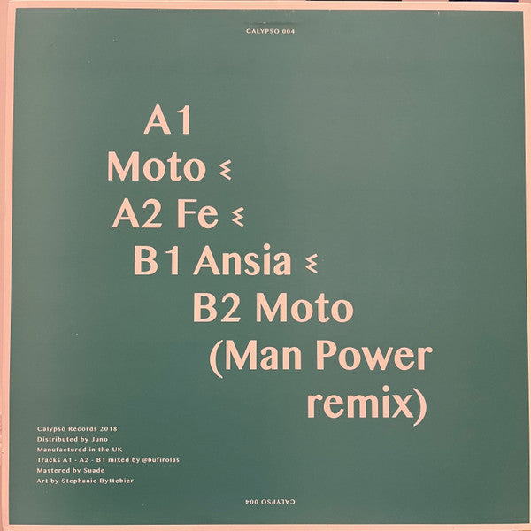 Colossio - Moto — back sleeve