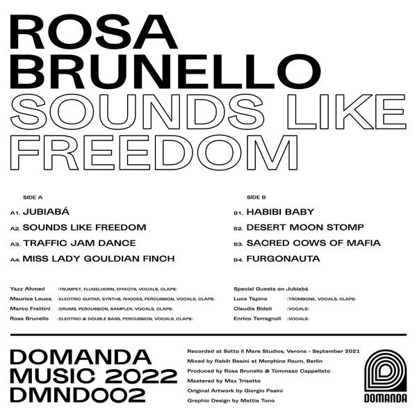 Rosa Brunello – Sounds Like Freedom (LP, Album, Ltd) vinyl record | Paranoise Records