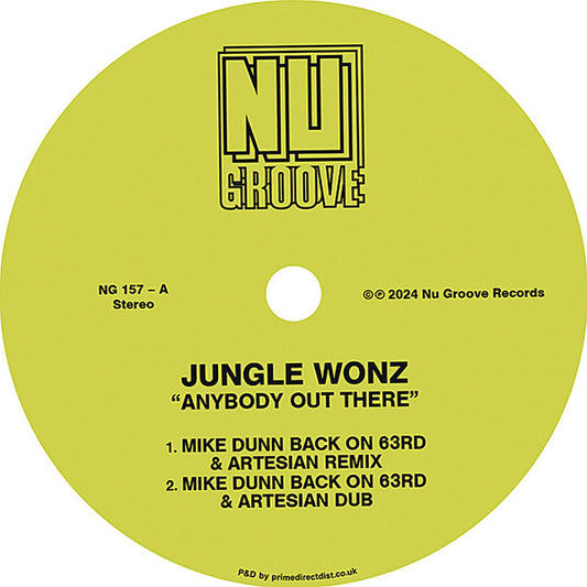 Jungle Wonz – Anybody Out There / 20 Paces From The Moon (12") vinyl record | Paranoise Records