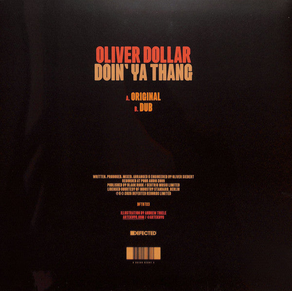 Oliver $ – Doin' Ya Thang (12", RE) vinyl record | Paranoise Records